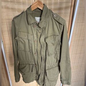 J.Crew Women’s Army Green Utility Hooded Field Jacket